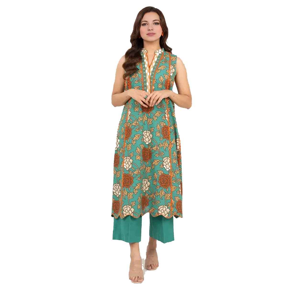 KHADDAR | PRINTED SHIRT, Dyed TROUSER