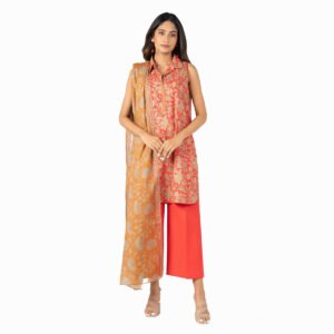 Lawn 3 Piece | Printed Shirt, Plain Trouser & Dupatta | RTS
