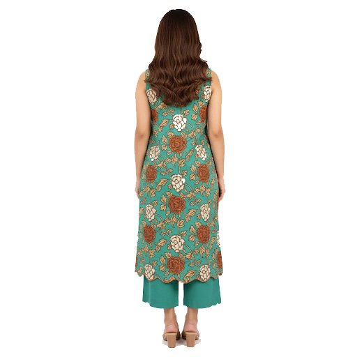 KHADDAR | PRINTED SHIRT, Dyed TROUSER - Image 2