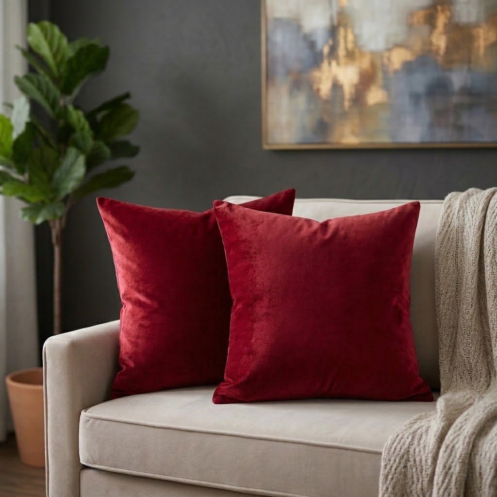 Plush Brown Velvet Cushion Covers – Cozy Comfort & Timeless Home Decor - Image 6