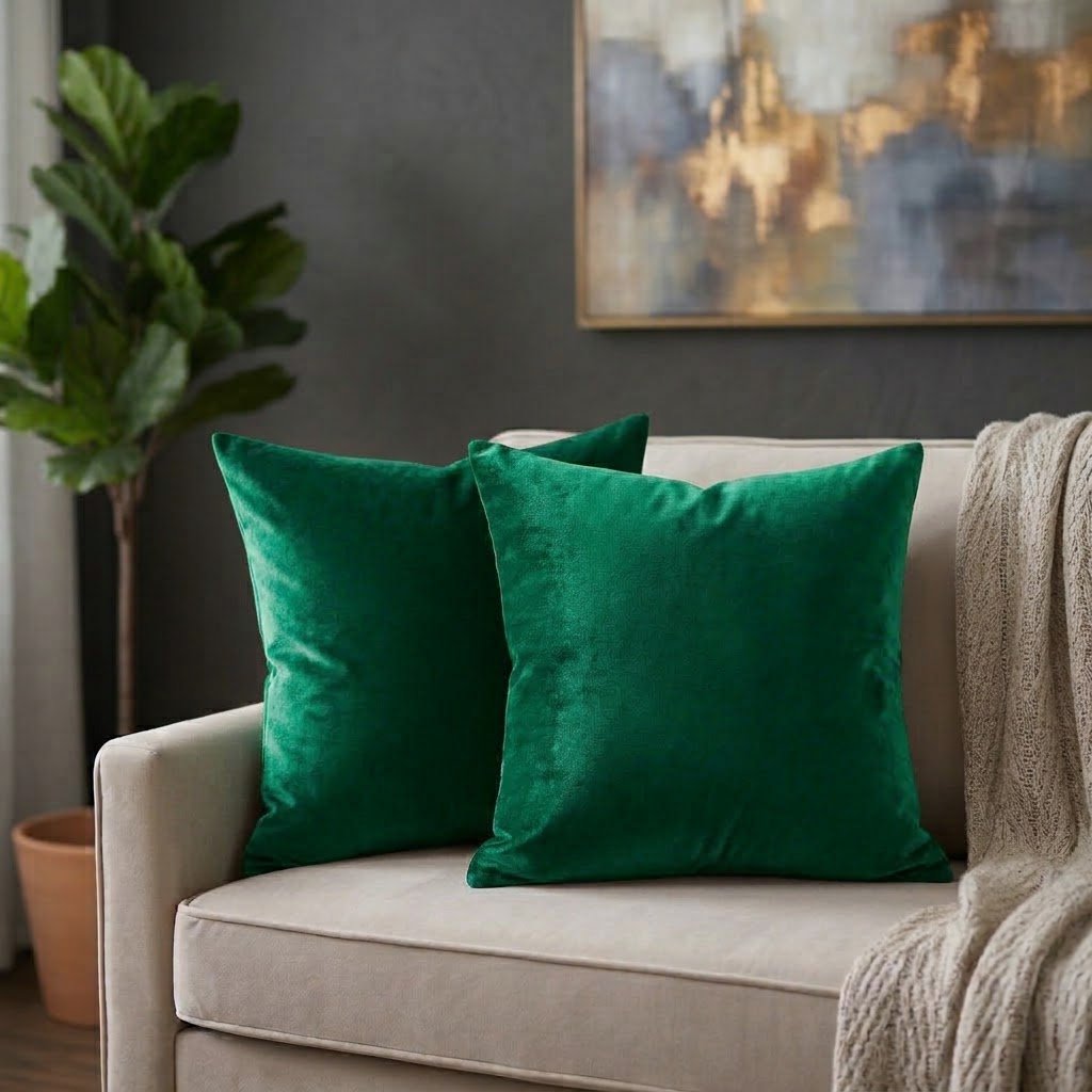 Plush Brown Velvet Cushion Covers – Cozy Comfort & Timeless Home Decor - Image 5