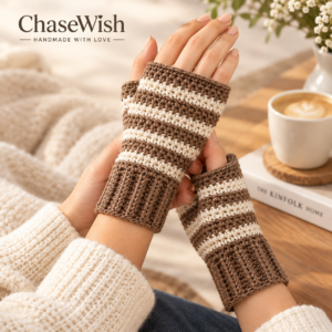 Handmade Crochet Fingerless Gloves